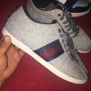 Gucci glitter shoes